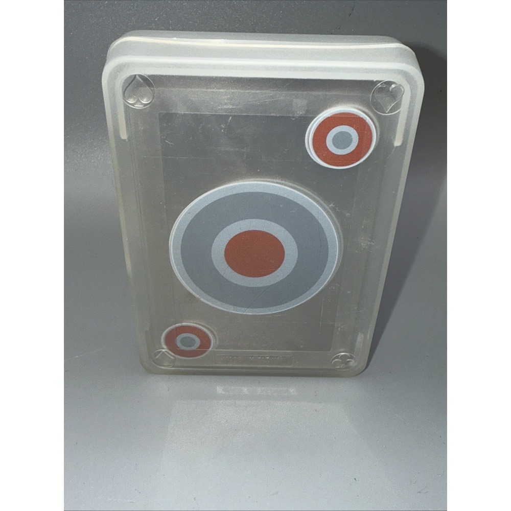 Kikkerland Deck of Invisible Playing Cards, 54 cards Complete with Case
